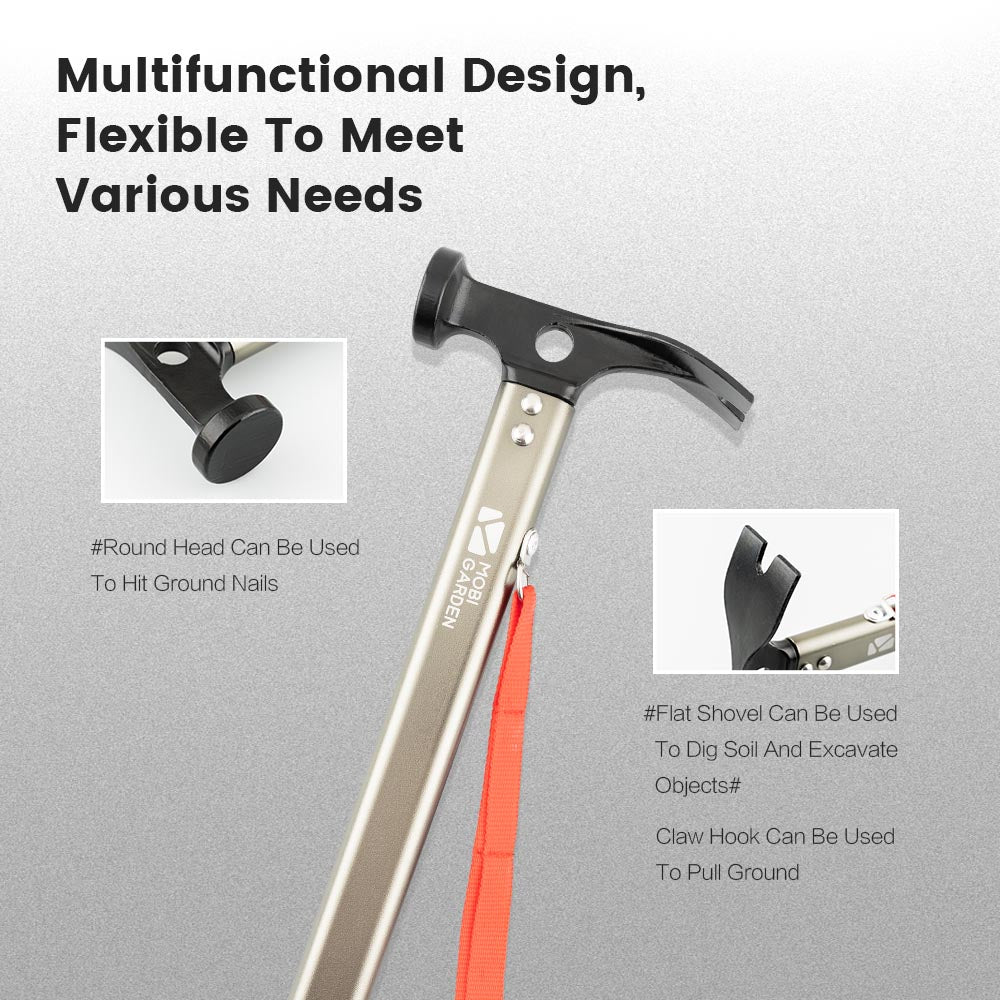 Multi-functional Camping Hammer Tool