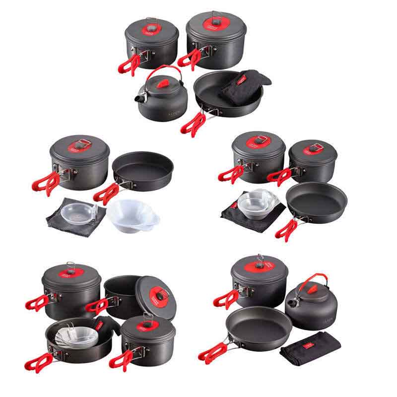 All in 1 Pack Outdoor Cookware Set