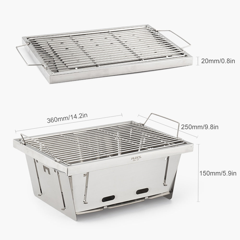 Outdoor Folding BBQ Grill